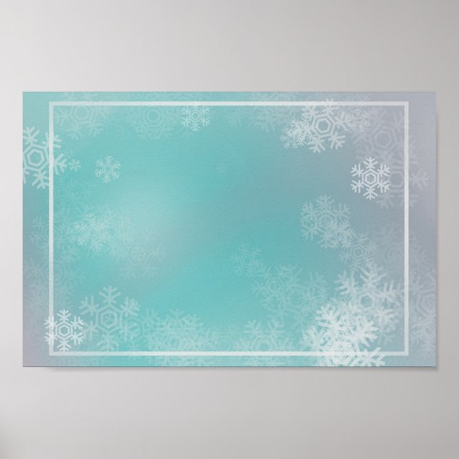 Poster Inspirado no Inverno - Artístico (Frente)