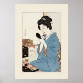 Poster Inspirado no Ukiyo-e – JAPÃO Dramático