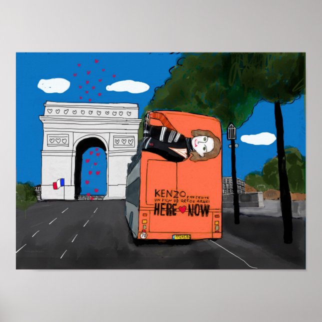 Poster Inspirado pelo KENZO (Frente)