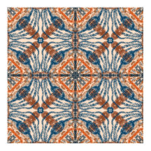 Inspirado turco: Marinho texturizado e Terracotta