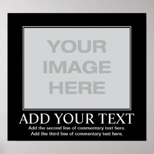 Poster inspirador de Customizeable -