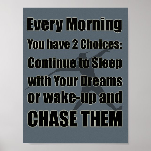 Poster Inspirador de Dança de Onda (Frente)