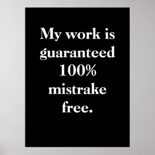 Poster inspirador engraçado do escritório
