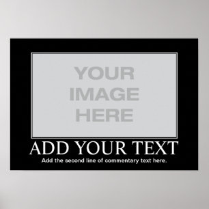 Poster inspirador feito sob encomenda -