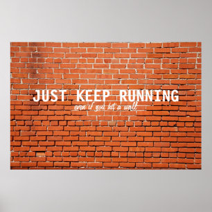 Poster inspirador Running