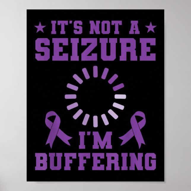 Poster Inspirando Não Convulsões Im Buffering Epilepsia A (Frente)