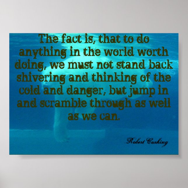 Póster Inspiration Robert Cushing/ Urso Polar (Frente)