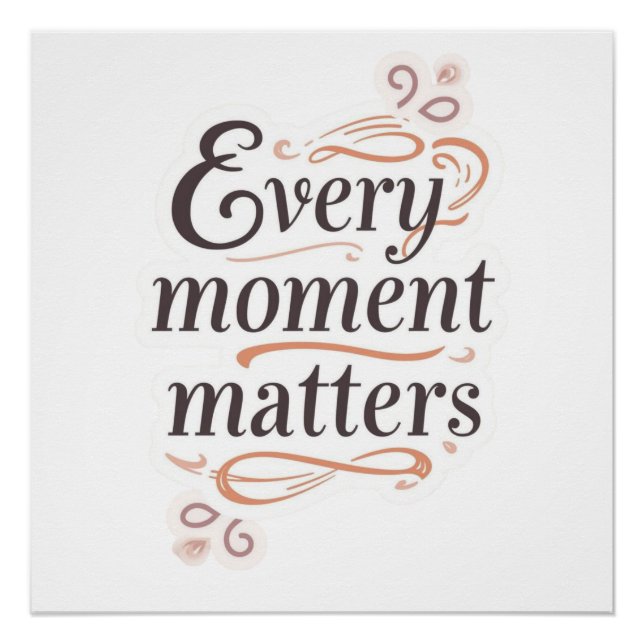 Póster Inspirational typography art (Frente)