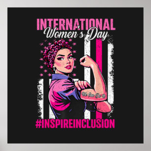 Poster Inspire Inclusão 8 Março Internacional 