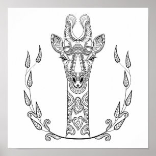 Póster Inspired Giraffe 2