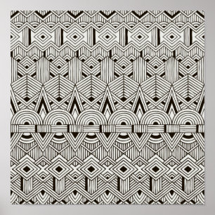 Póster Inspired Tribal Pattern 2