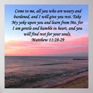 POSTER INSPIRING MATTHEW 28 OCEAN PHOTO DESIGN