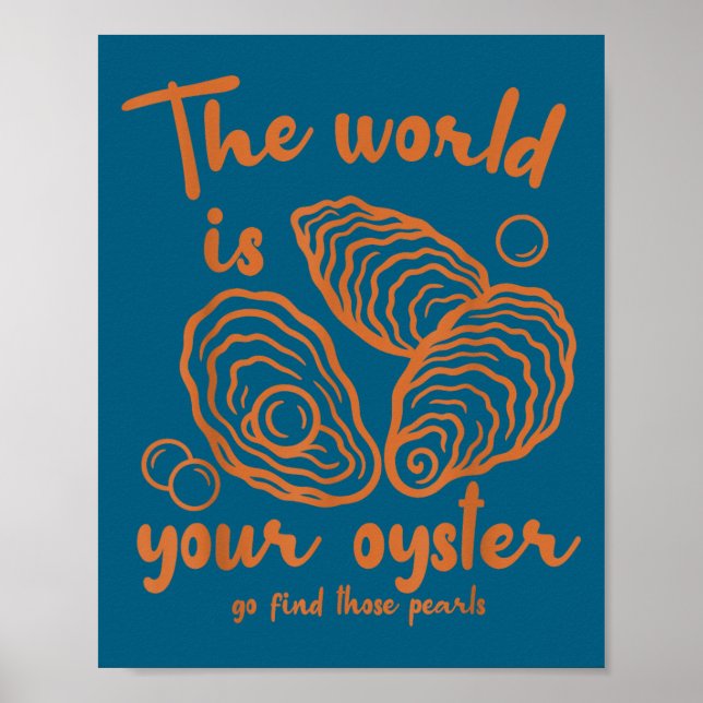 Poster Insred Motivation Ocean The World Is That Your Oys (Frente)