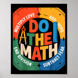 Poster Insring Slogan Amor Esperança Medo Faça a Conta Si