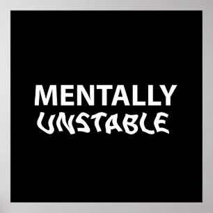 Poster Instável mentalmente
