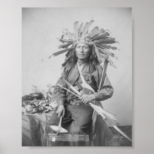 Poster Instigador da Revolta Indiana em Pine