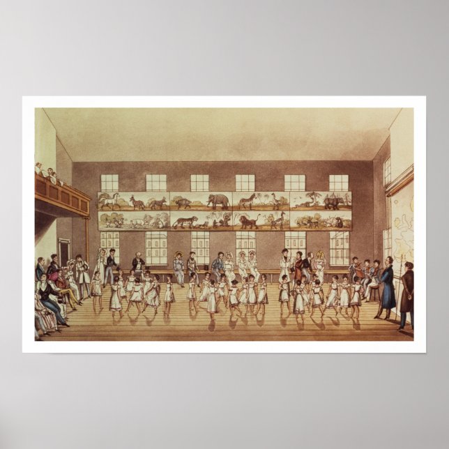 Póster Instituição do Sr. Owen, Nova Lanark (Quadrille Da (Frente)