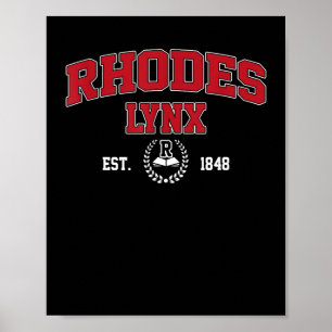 Poster Instituto de Tecnologia Rhodes Lynx Arch Retro par