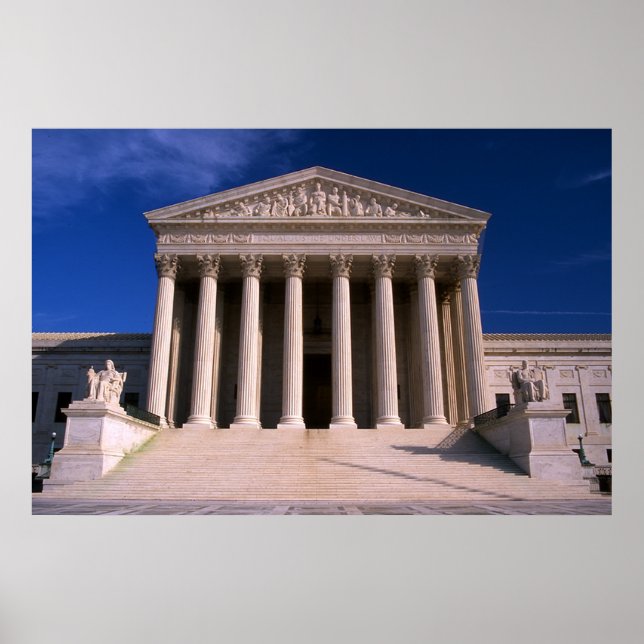 Póster Instituto do Supremo Tribunal dos Estados Unidos (Frente)