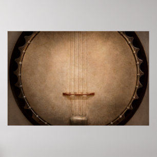 Póster Instrumento - Corda - Eu adoro banjo