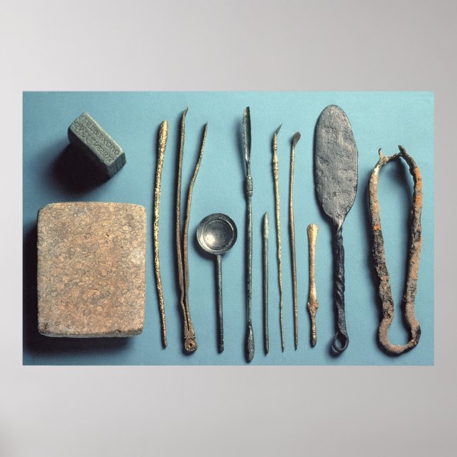 Póster Instrumentos cirúrgicos (Frente)