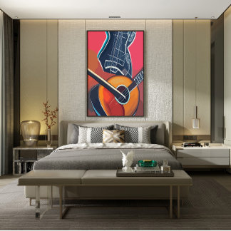 Poster Instrumentos de Aquarela