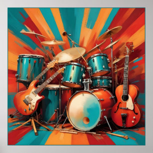 Poster Instrumentos Musicais