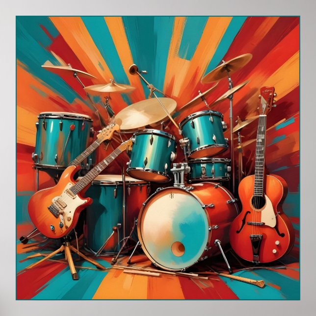 Poster Instrumentos Musicais (Frente)