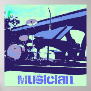 Poster Instrumentos musicais