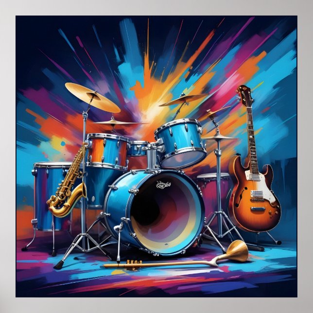 Poster Instrumentos Musicais (Frente)