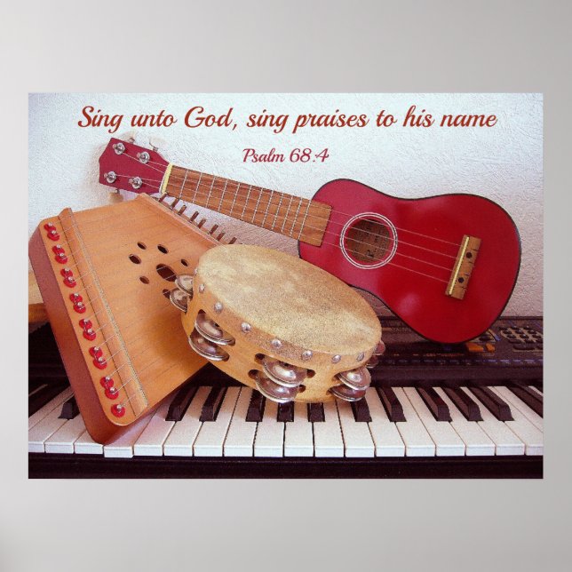 Poster Instrumentos Musicais (Frente)