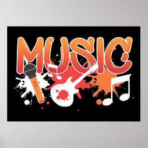 Poster Instrumentos Musicais