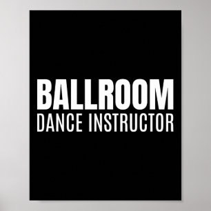 Poster Instrutor Ballroom Dance