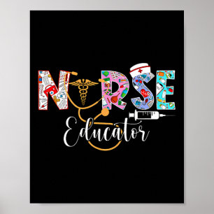 Poster Instrutor de Enfermeiro Stethosco