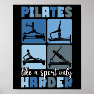 Poster Instrutor de Pilates Ioga