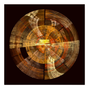 Póster Integridade Abstrato Art