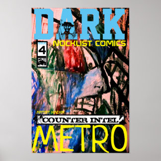 POSTER INTELECTO CONTRÁRIOS METRÔ ESCURO