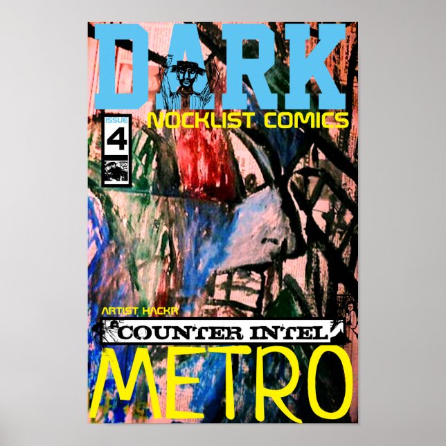 POSTER INTELECTO CONTRÁRIOS METRÔ ESCURO (Frente)