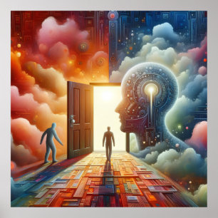 Poster Intelecto iluminado
