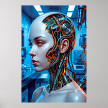 Inteligência Artificial Cool Blue Ficção Científic