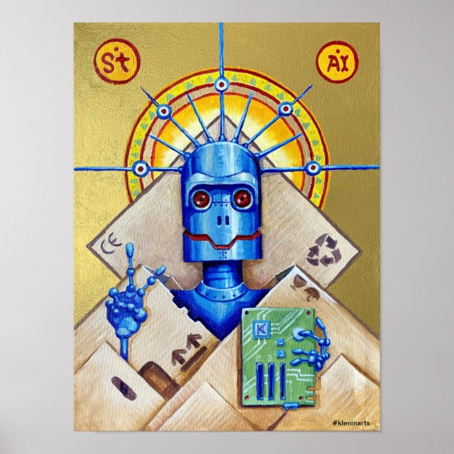 Poster Inteligência artificial (série "Deus ex box") (Frente)