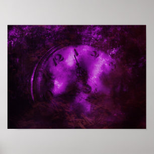 Poster intemporal roxo