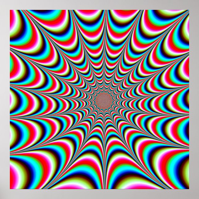 Poster "Intensidade psicoativa inconfundível" (Frente)