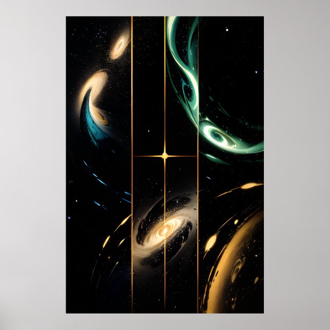 Poster Interconnected Universes (Frente)