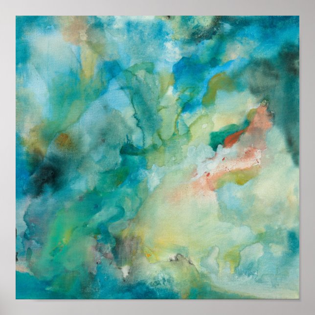 Poster Interestelar | Céu Azul Teal (Frente)