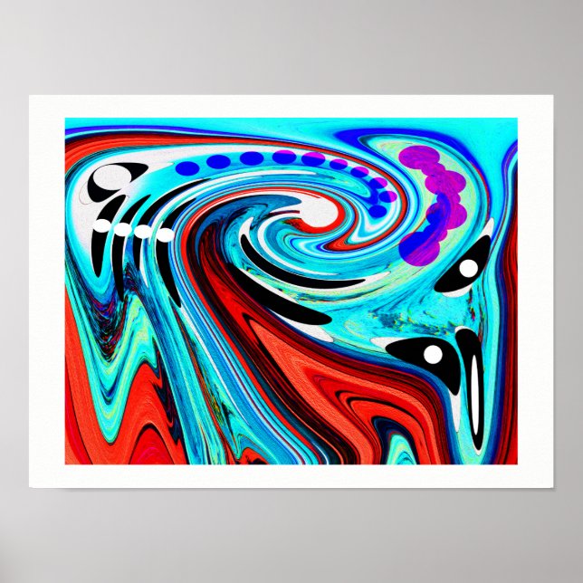 Póster Interface de universo paralelo (Frente)