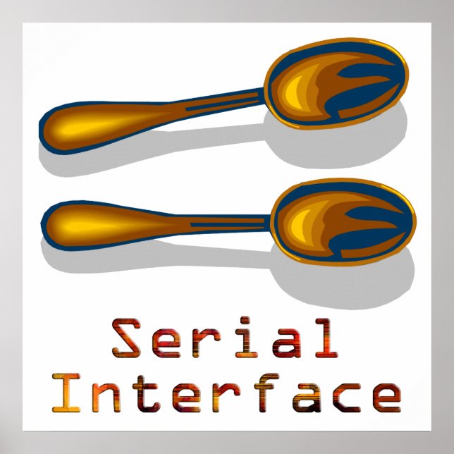 Póster Interface serial (Frente)