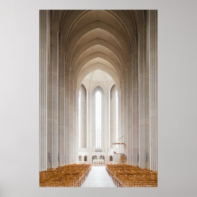 POSTER INTERIOR CATEDRAL VAZIO (Frente)