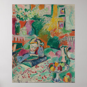 Poster Interior com Pequena Rapariga Matisse