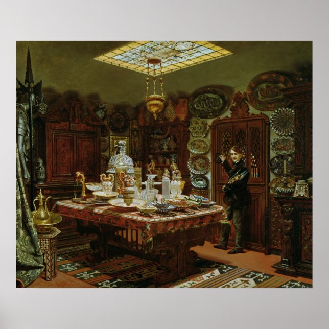 Poster Interior da Coleção de Monsieur Sauvageot (Frente)